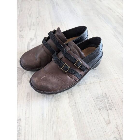 Naot Celeste Loafer women's size 38 (L7) brown double buckle slip on comfort - Picture 3 of 7